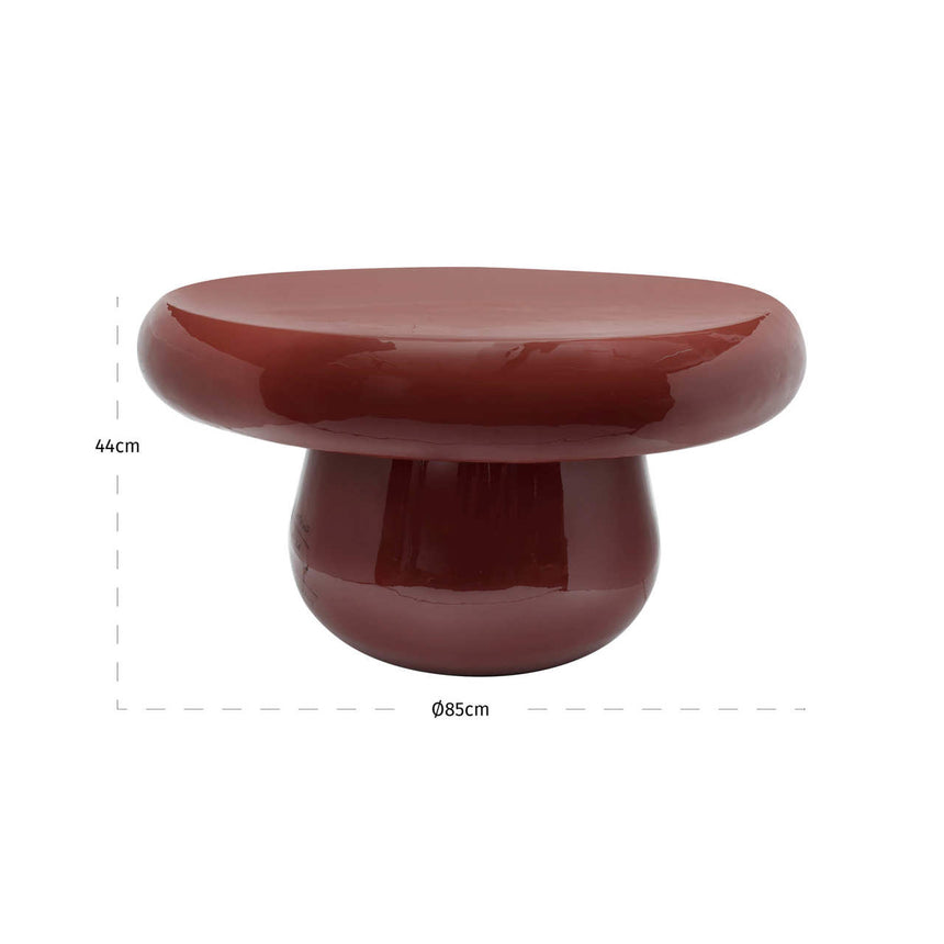 Drew lerakóasztal – Vas szerkezettel 85 cm