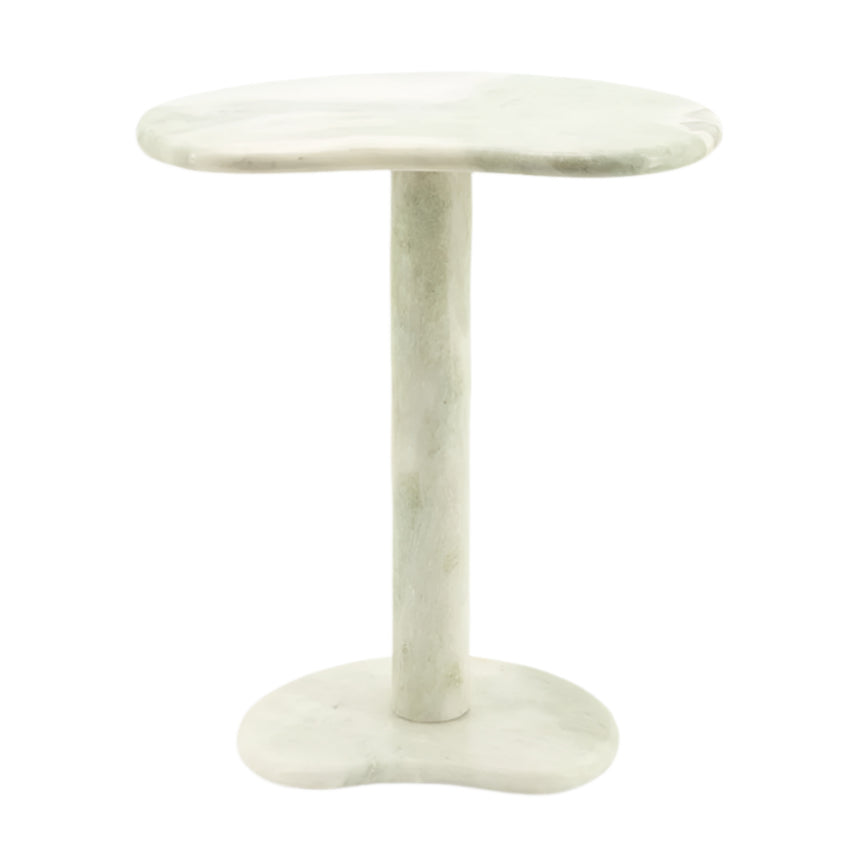 Verde marble side table