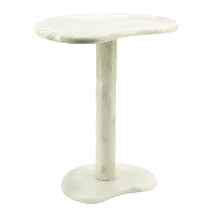 Verde marble side table