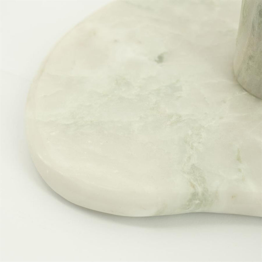 Verde marble side table