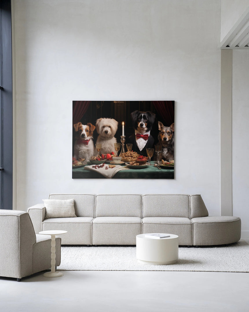 A Dog Dinner dizájn vászonkép