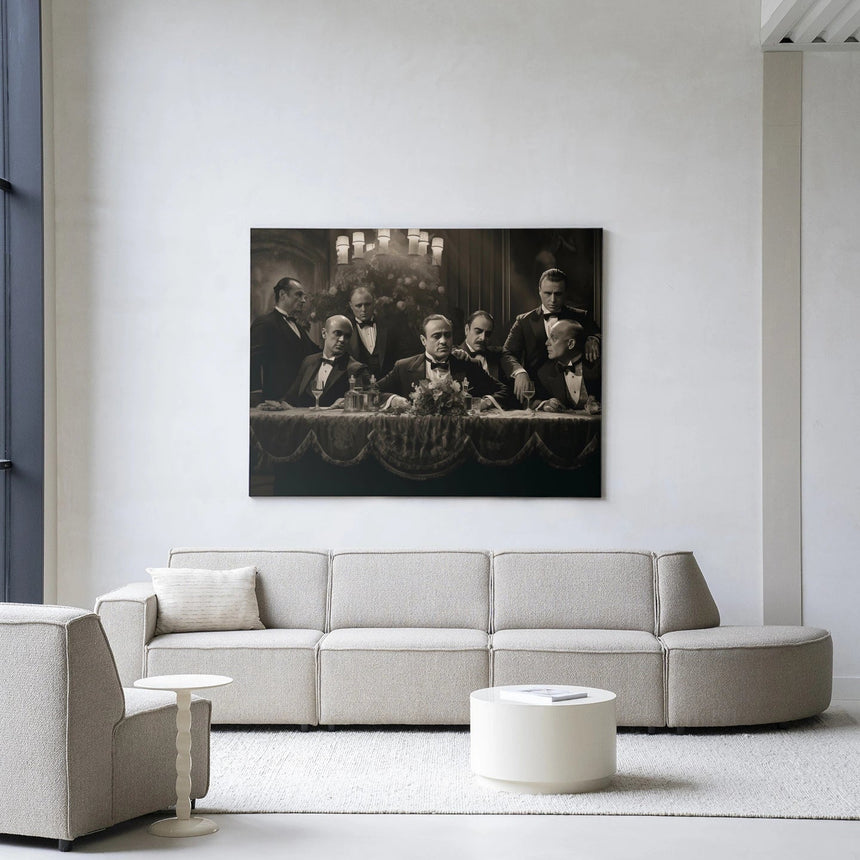 Godfathers Table dizájn vászonkép