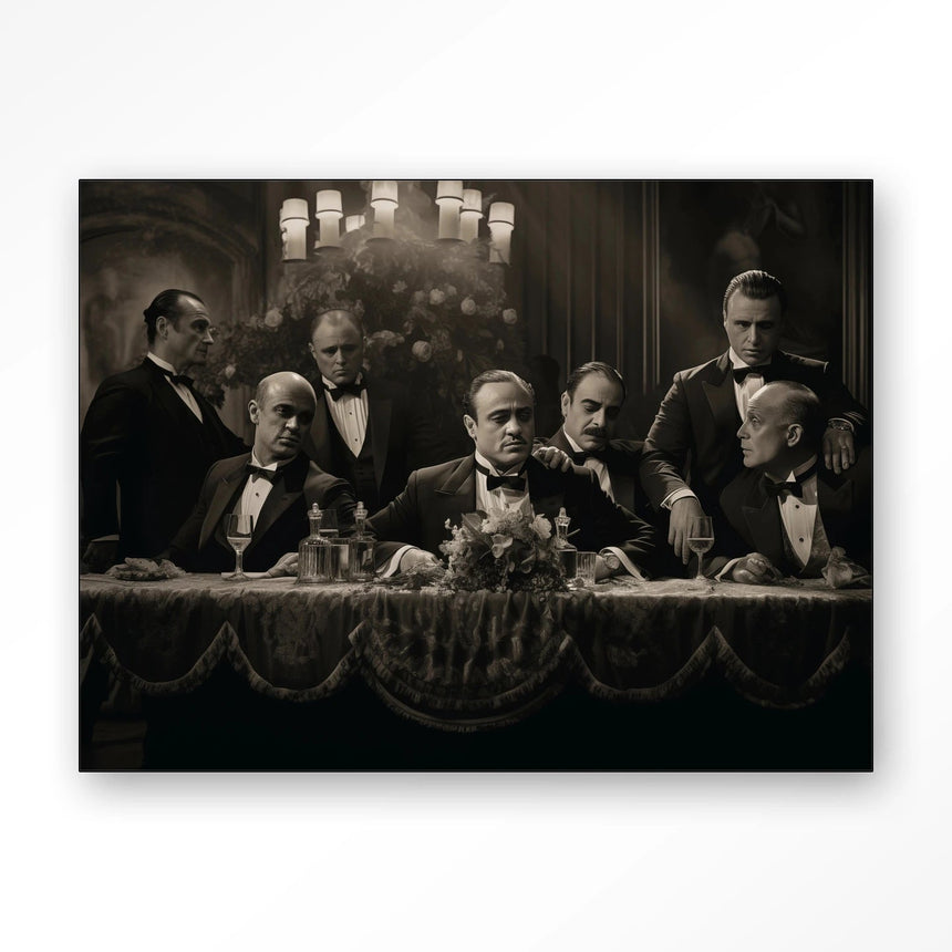 Godfathers Table dizájn vászonkép