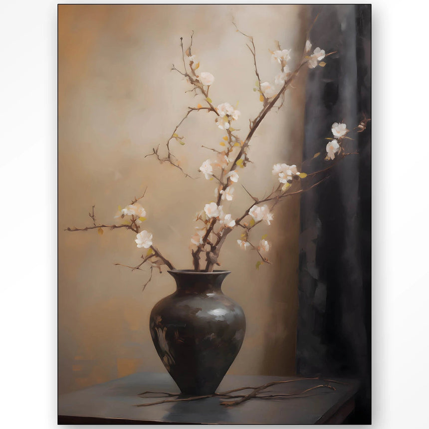 Light Blossom Vase dizájn vászonkép