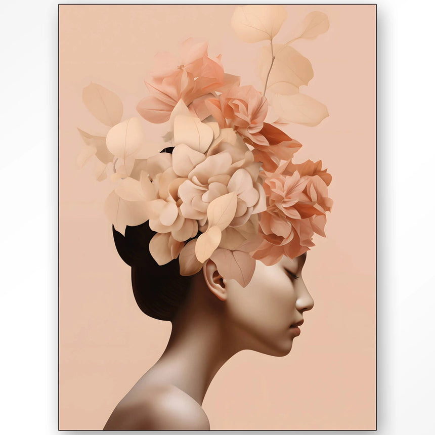 Leave Crown dizájn vászonkép