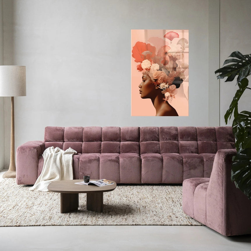 Flower Crown dizájn vászonkép