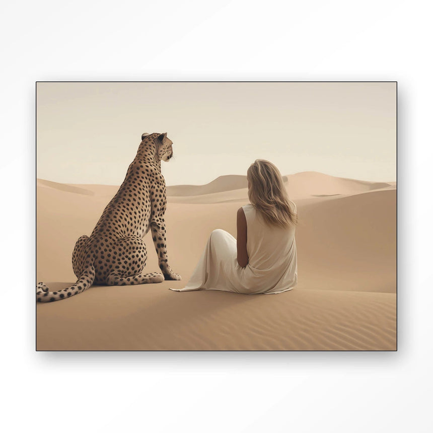Vintage Porsche Beige design canvas print