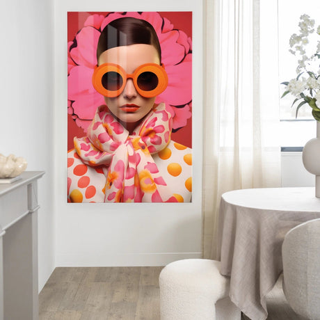 Pink Flower dizájn vászonkép