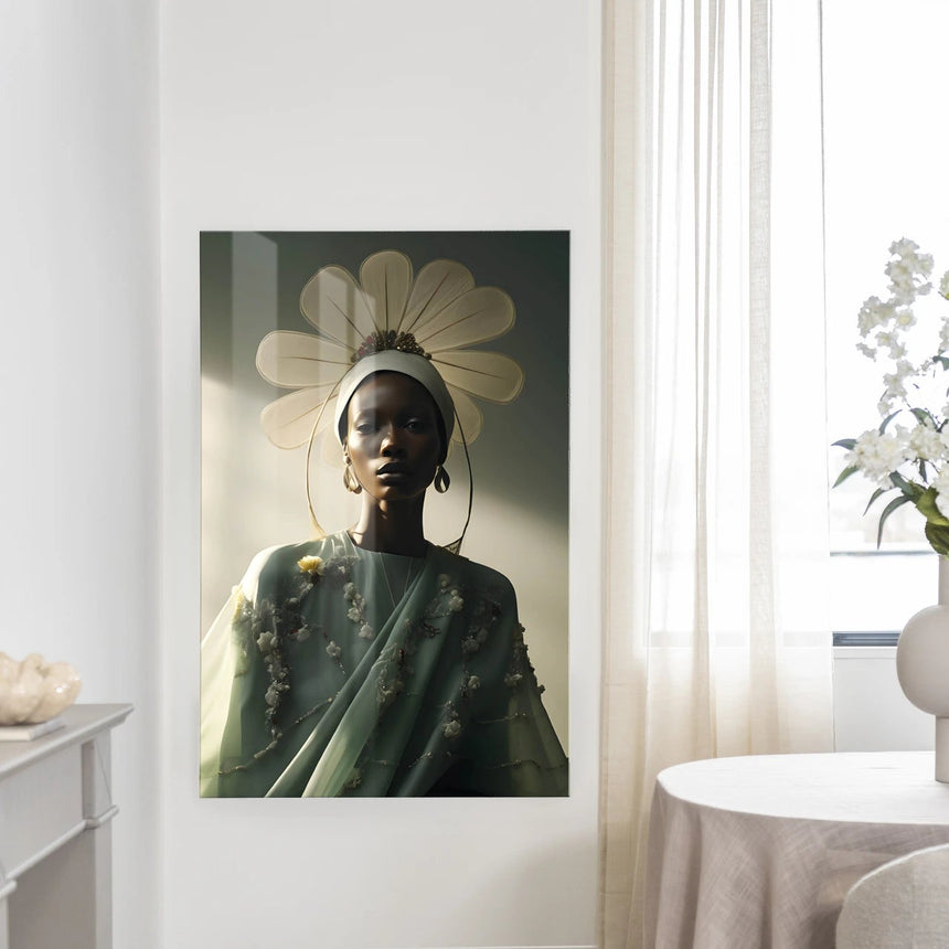 Editorial Flower dizájn vászonkép