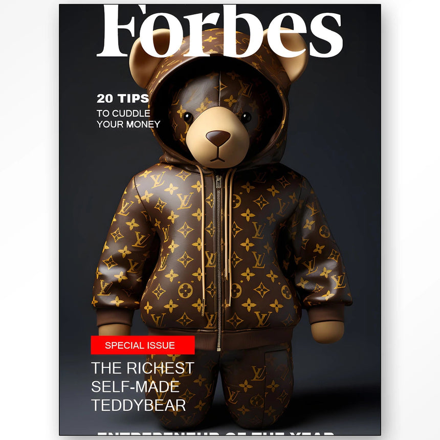 Selfmade Teddybear dizájn vászonkép