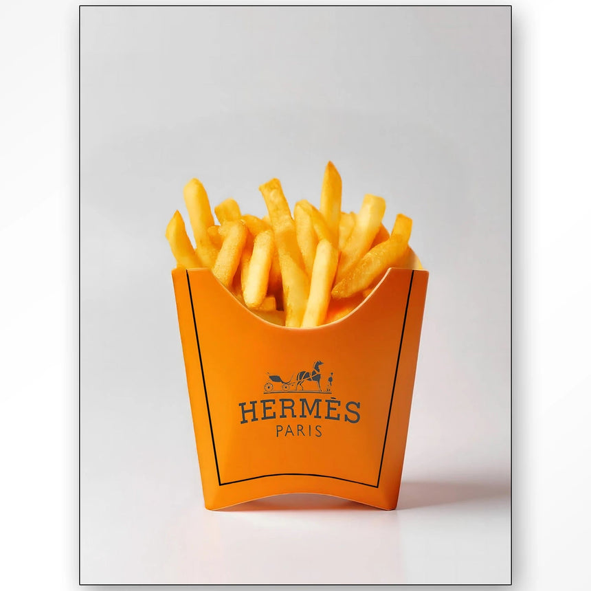 Hermes Fries dizájn vászonkép