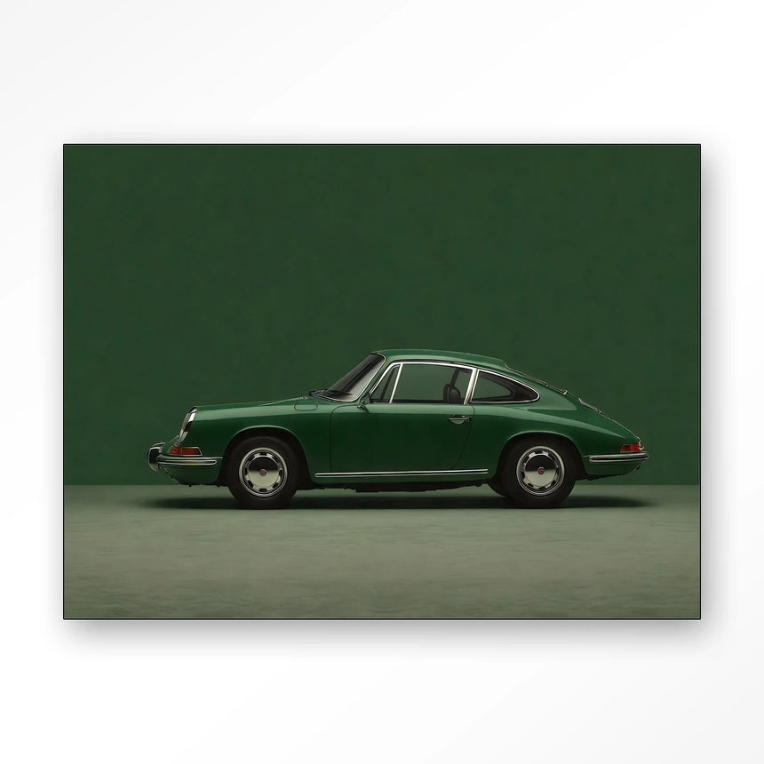 Green Porsche dizájn vászonkép