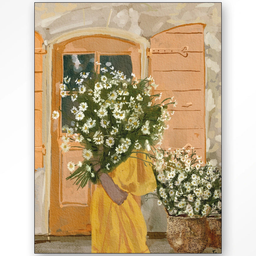 Daisy Lady dizájn vászonkép