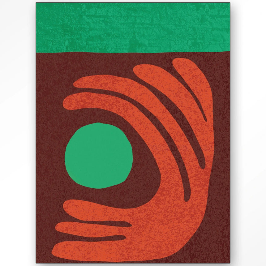 Elements Green dizájn vászonkép