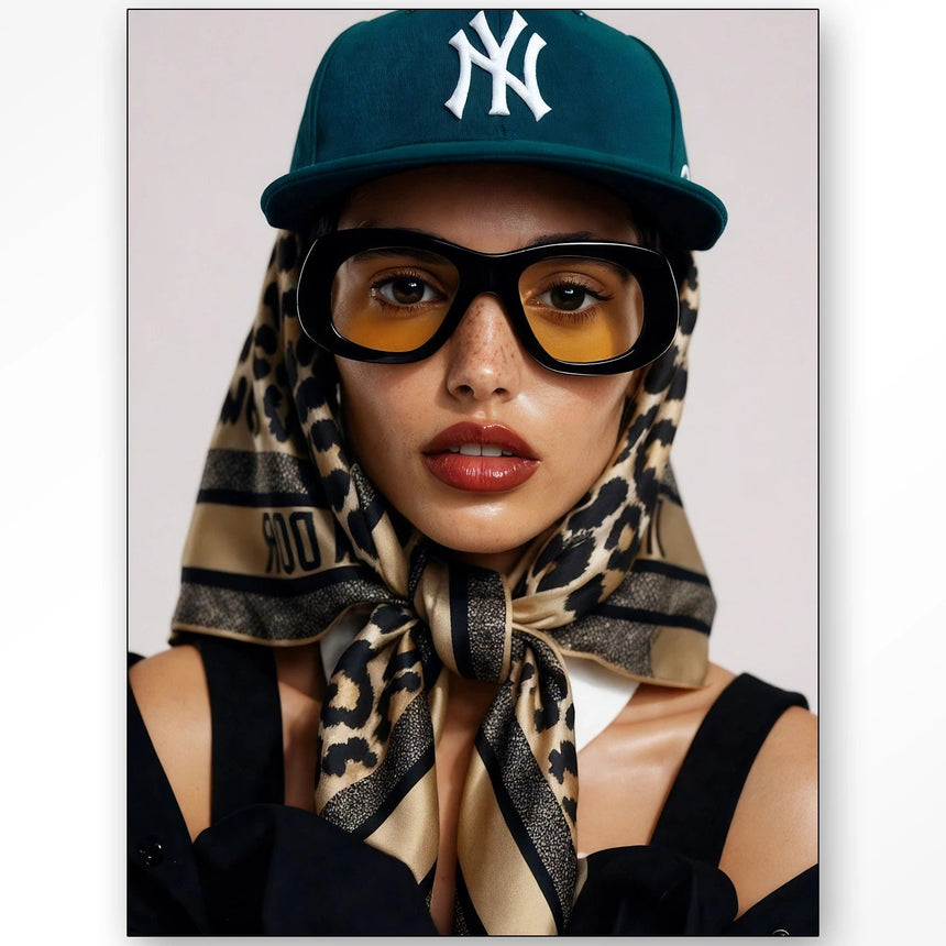 Cool Girl dizájn vászonkép