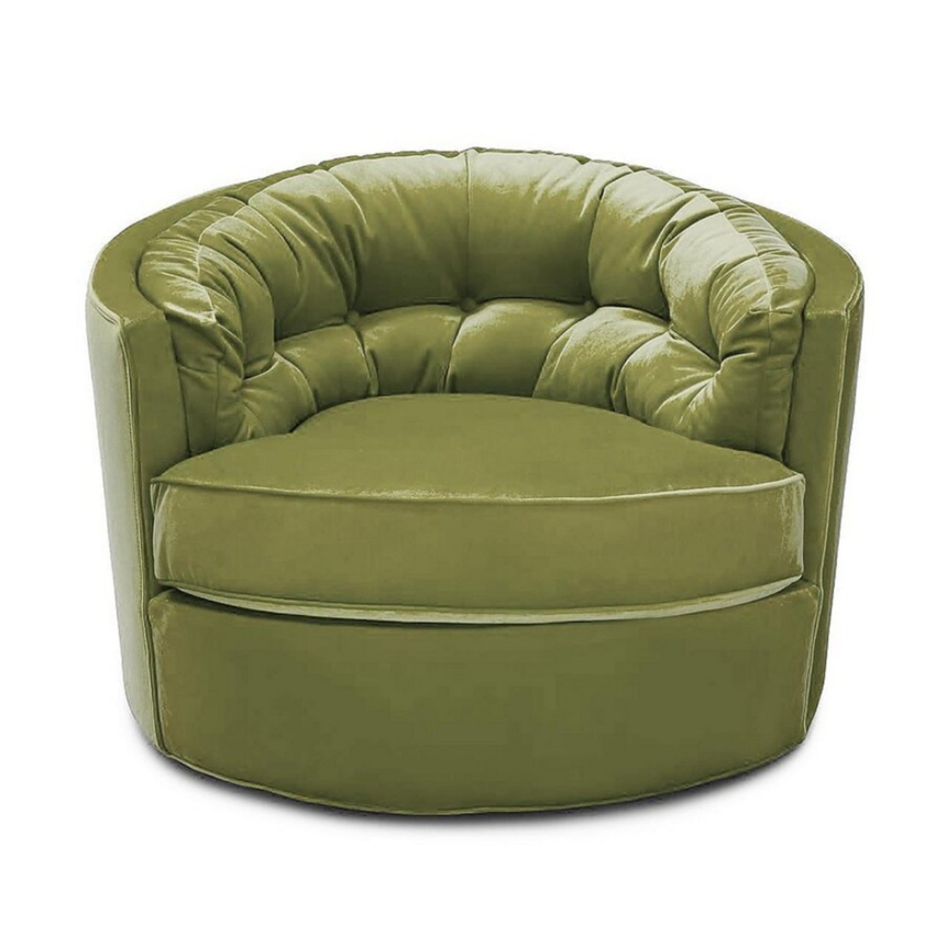 Crown bársony fotel