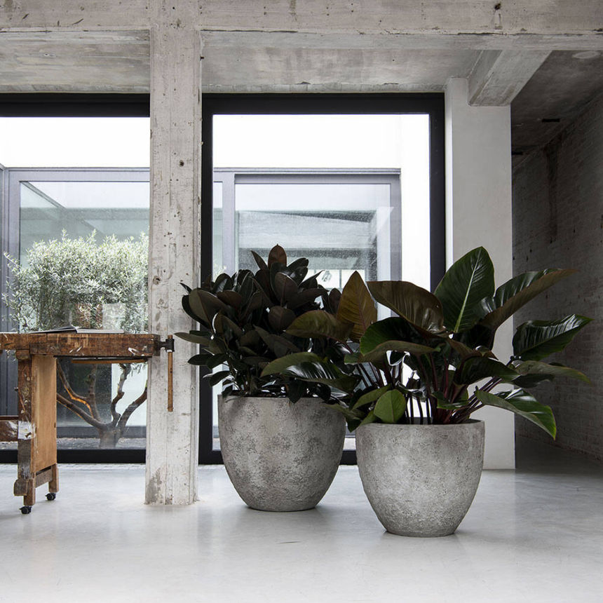 Jesslyn stone flower pot Ø60