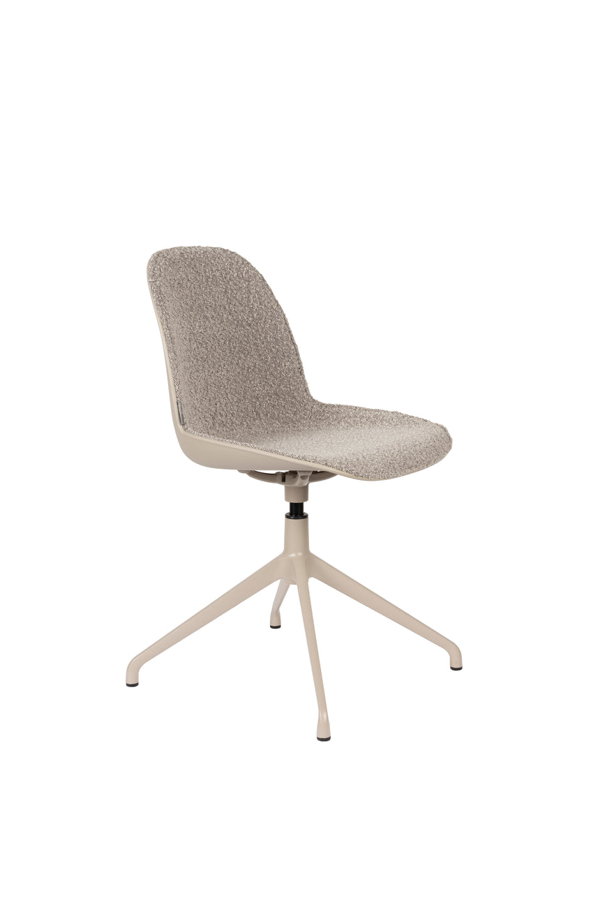 Albert Kuip bouclé swivel chair