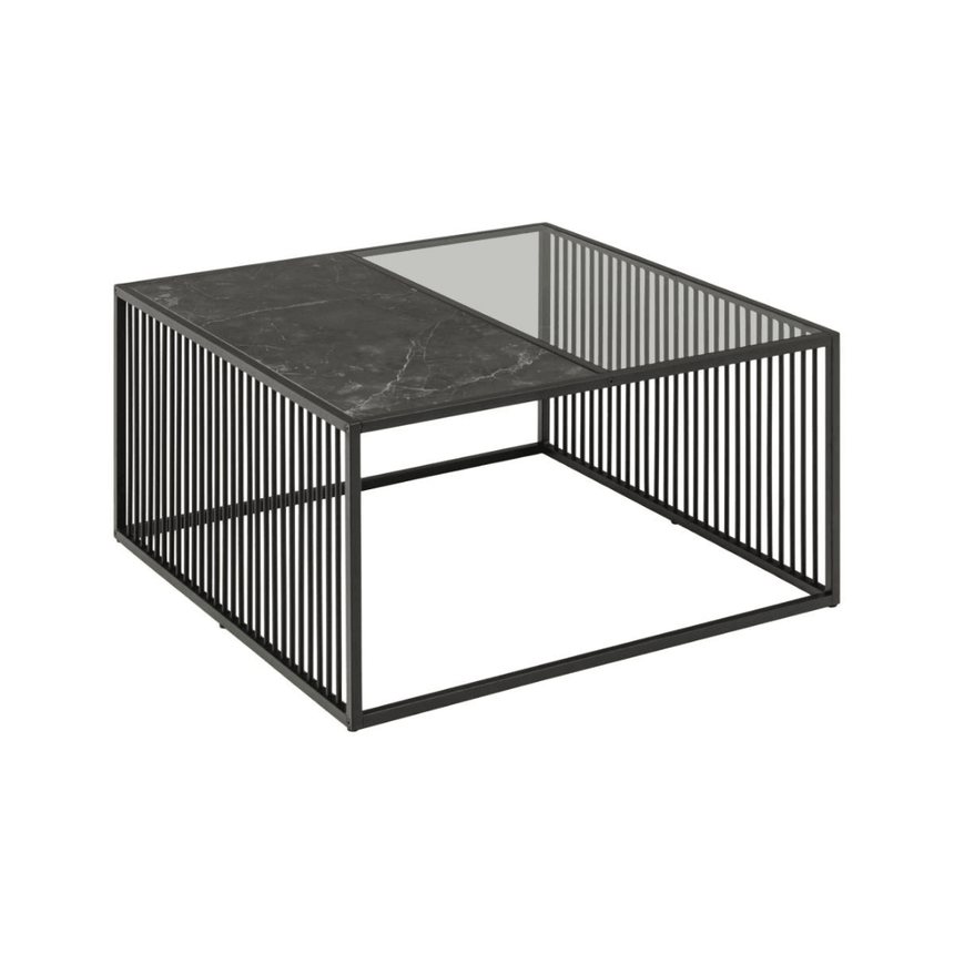 Strington metal coffee table 80x80