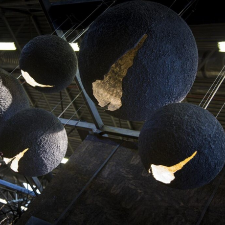 Vector clay wall lamp