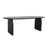 Bullnose wooden dining table 200x90