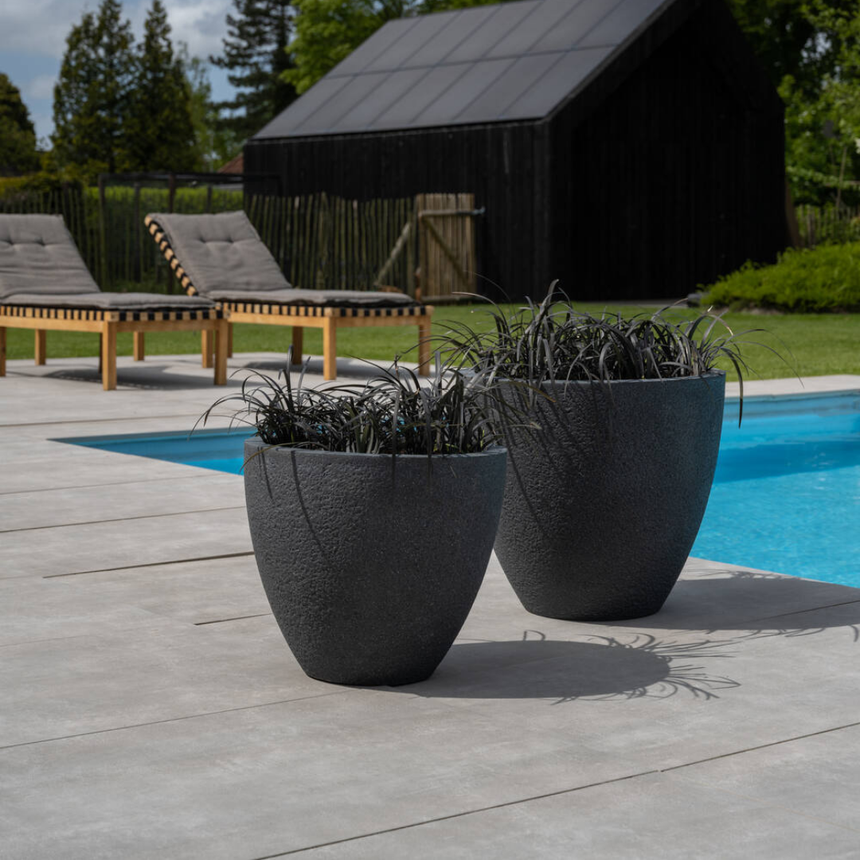 Jesslyn stone flower pot Ø42