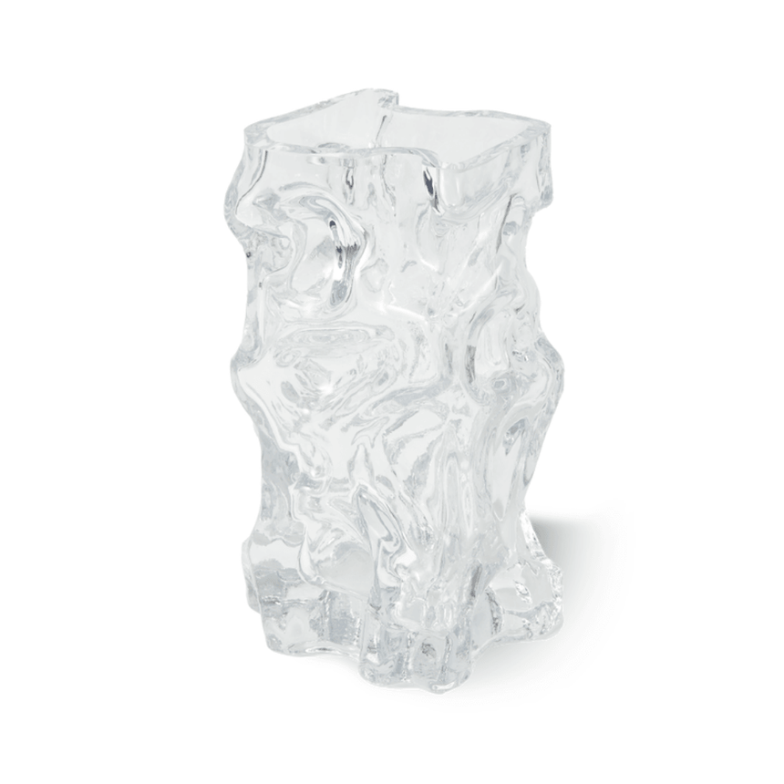 Ice glass vase