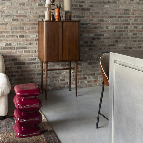 Flower velvet armchair