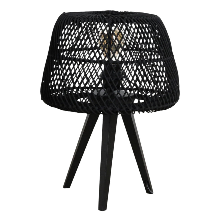 Maze rattan asztali lámpa