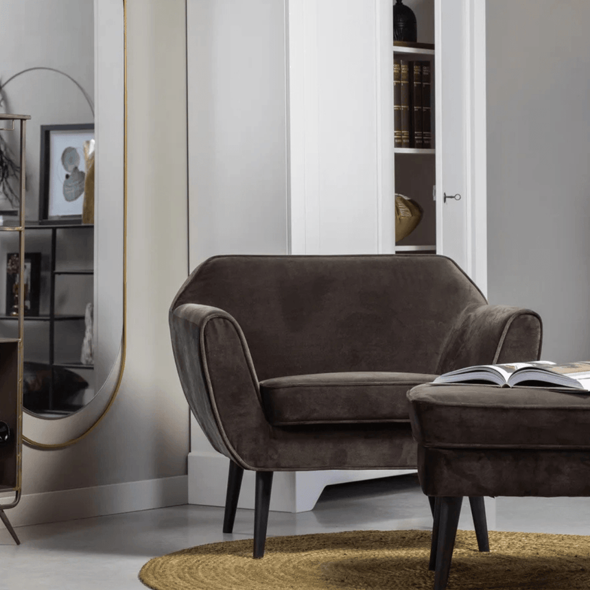 Rocco velvet armchair