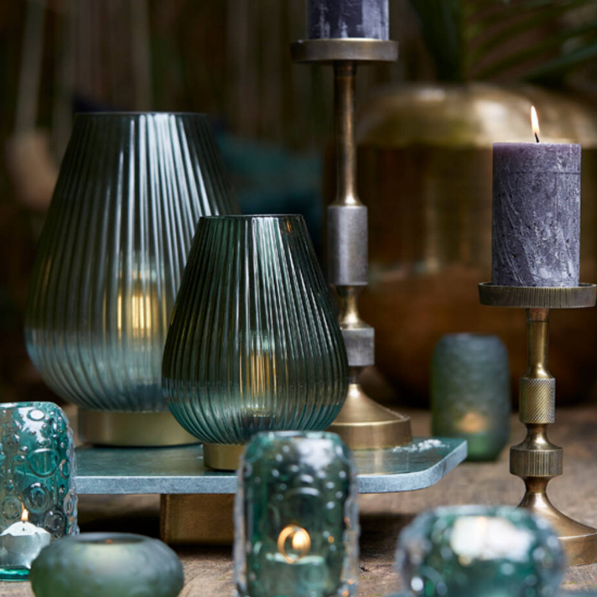 Tajera üveg asztali lámpa Ø14,5