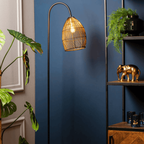 Meya metal floor lamp