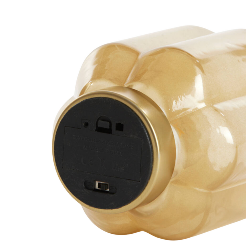 Yvias üveg asztali lámpa Ø13