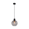 Lava 3-bulb dark gray glass pendant lamp