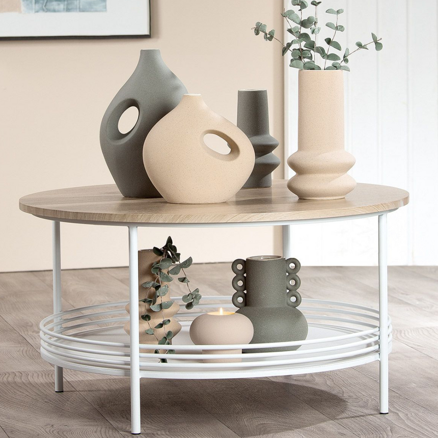 Living metal coffee table