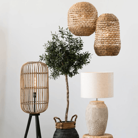 Tripoli rattan függőlámpa Ø42
