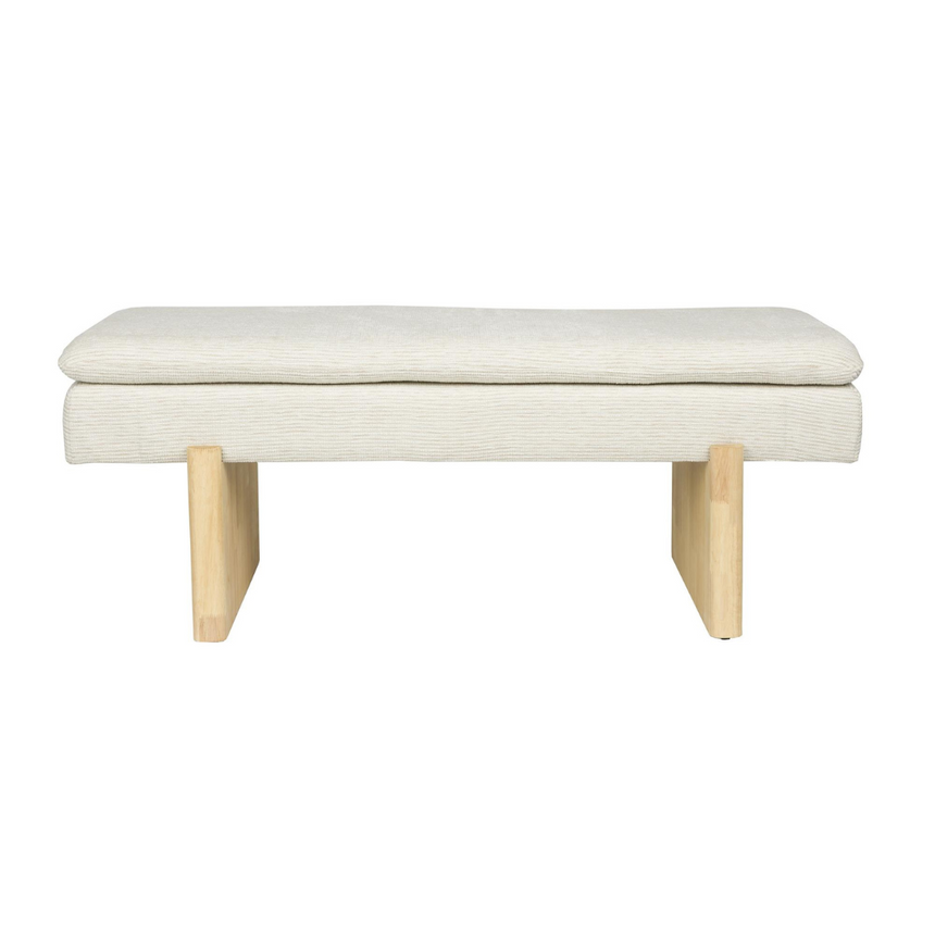 Brave wooden bench