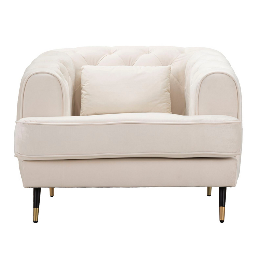 Praga velvet armchair
