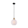 Lava 3-bulb dark gray glass pendant lamp