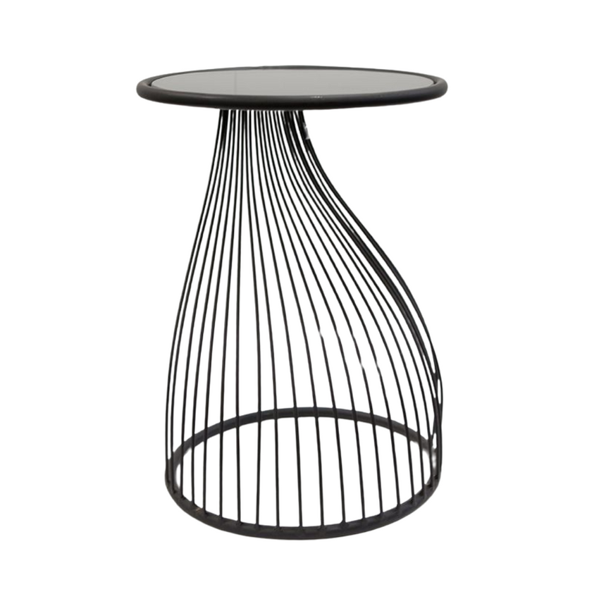 Ray glass side table Ø38.5