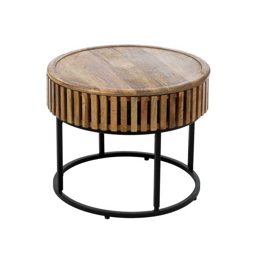 Roseau wooden storage table set