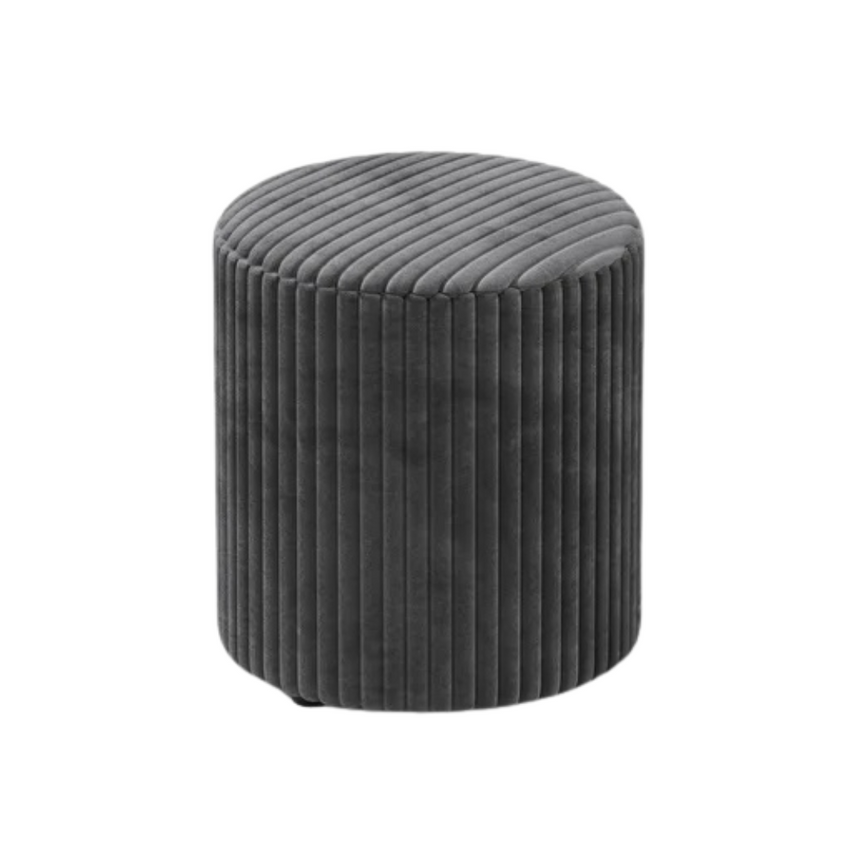 Dia kordbársony puff Ø40