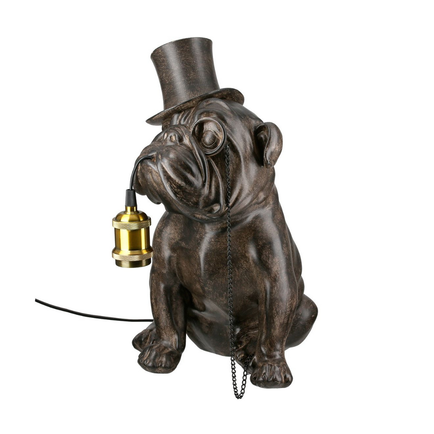 Pug Hat műgyanta asztali lámpa