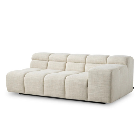 Malaga right-hand fabric sofa element