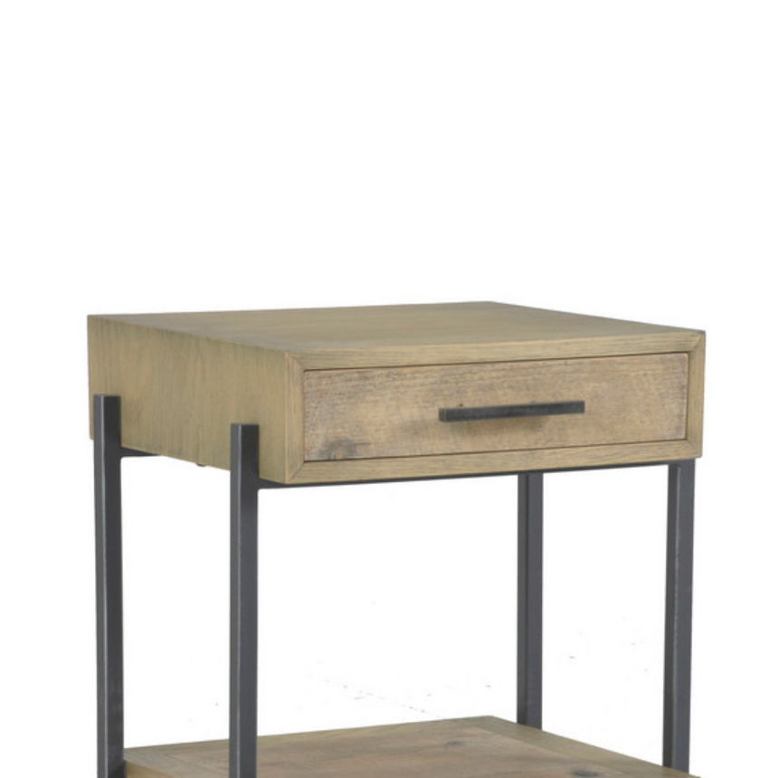 Noa wooden bedside table