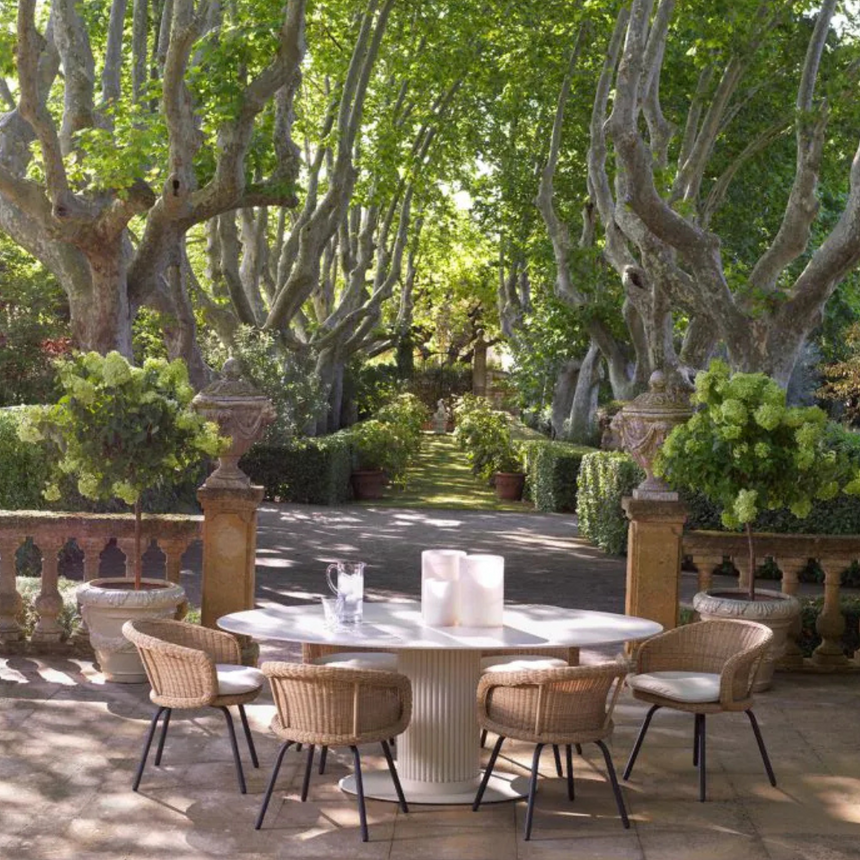 Volterra ceramic dining table 200x119