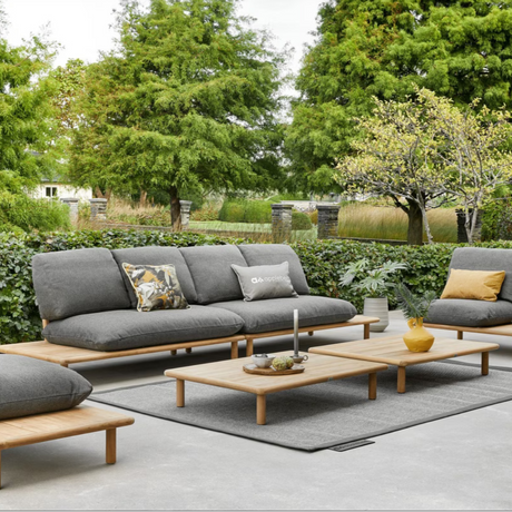Sling wooden garden coffee table