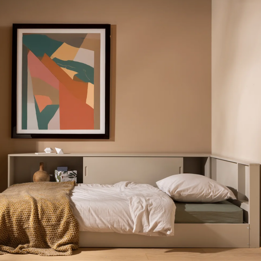 Leif wooden mirror 64x38