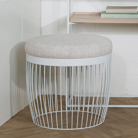 Pure Living fabric footstool