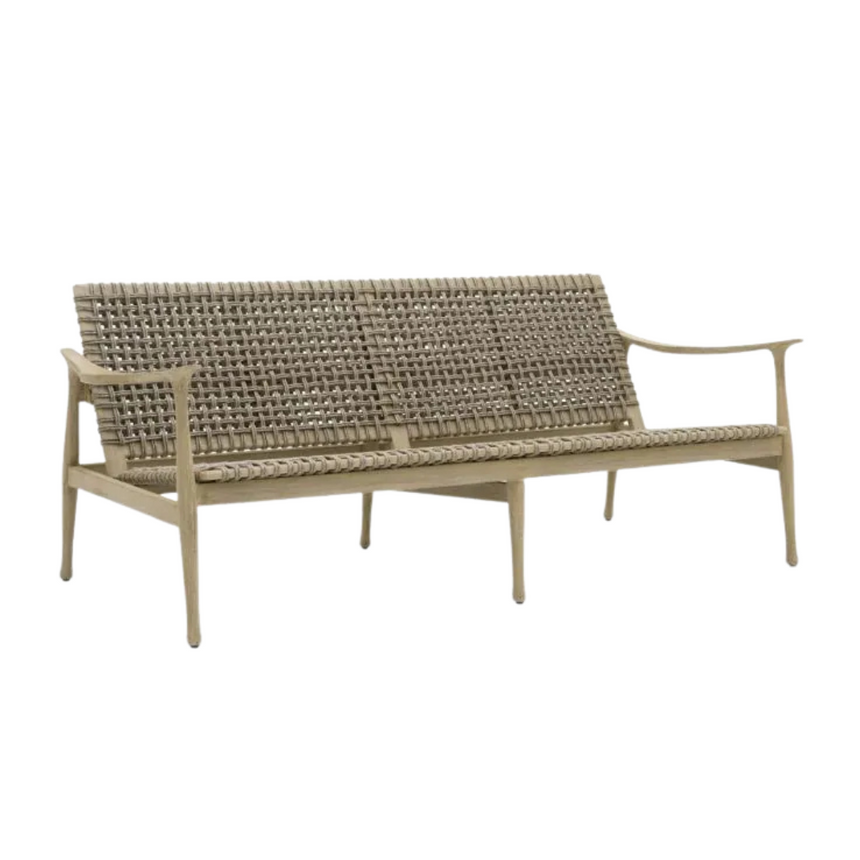 Manzo rattan kerti kanapé